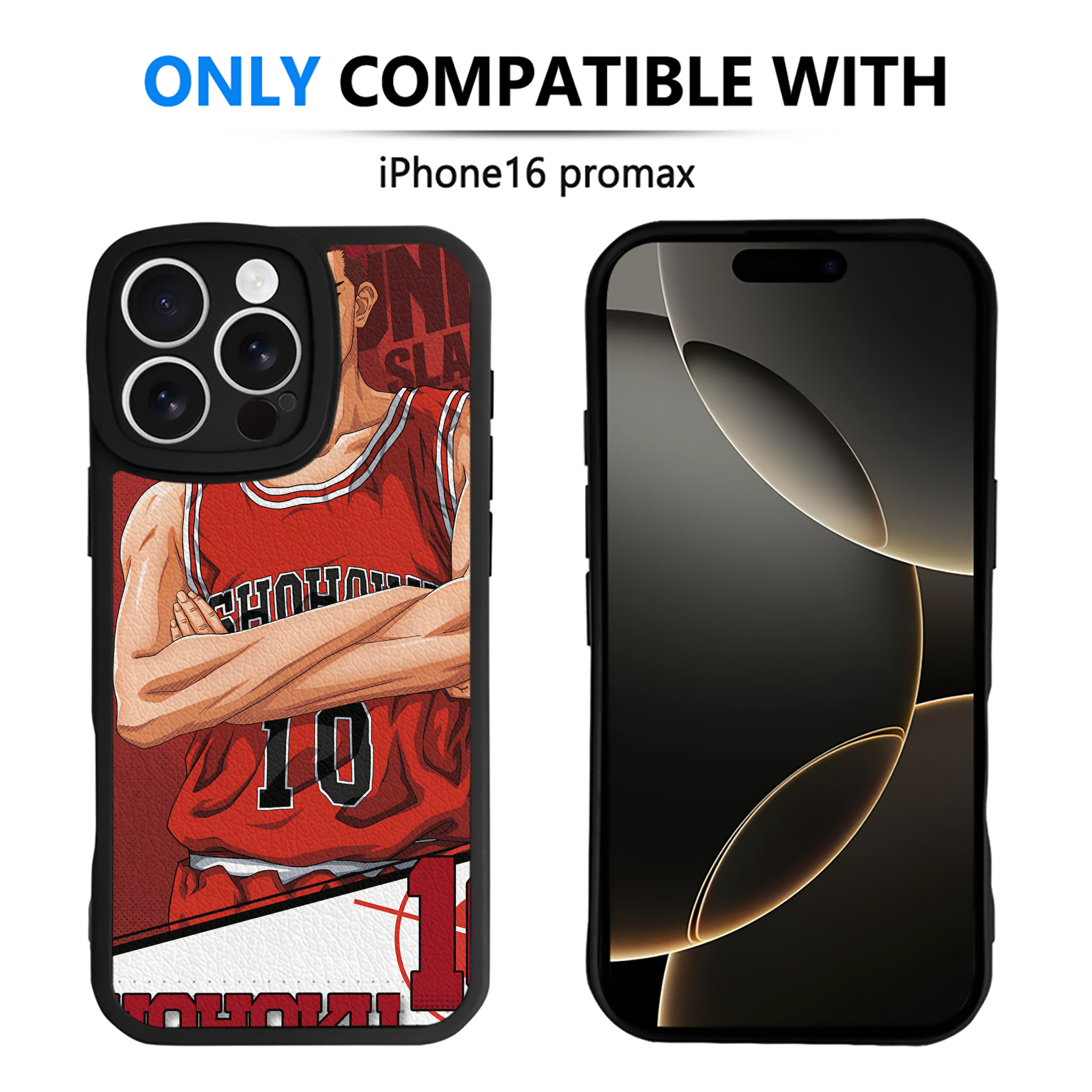 （画像用） SLAM DUNK／スラムダンク 【iPhone 16シリーズ対応】シリコンスマホケース（レザー調） 材質：シリコン